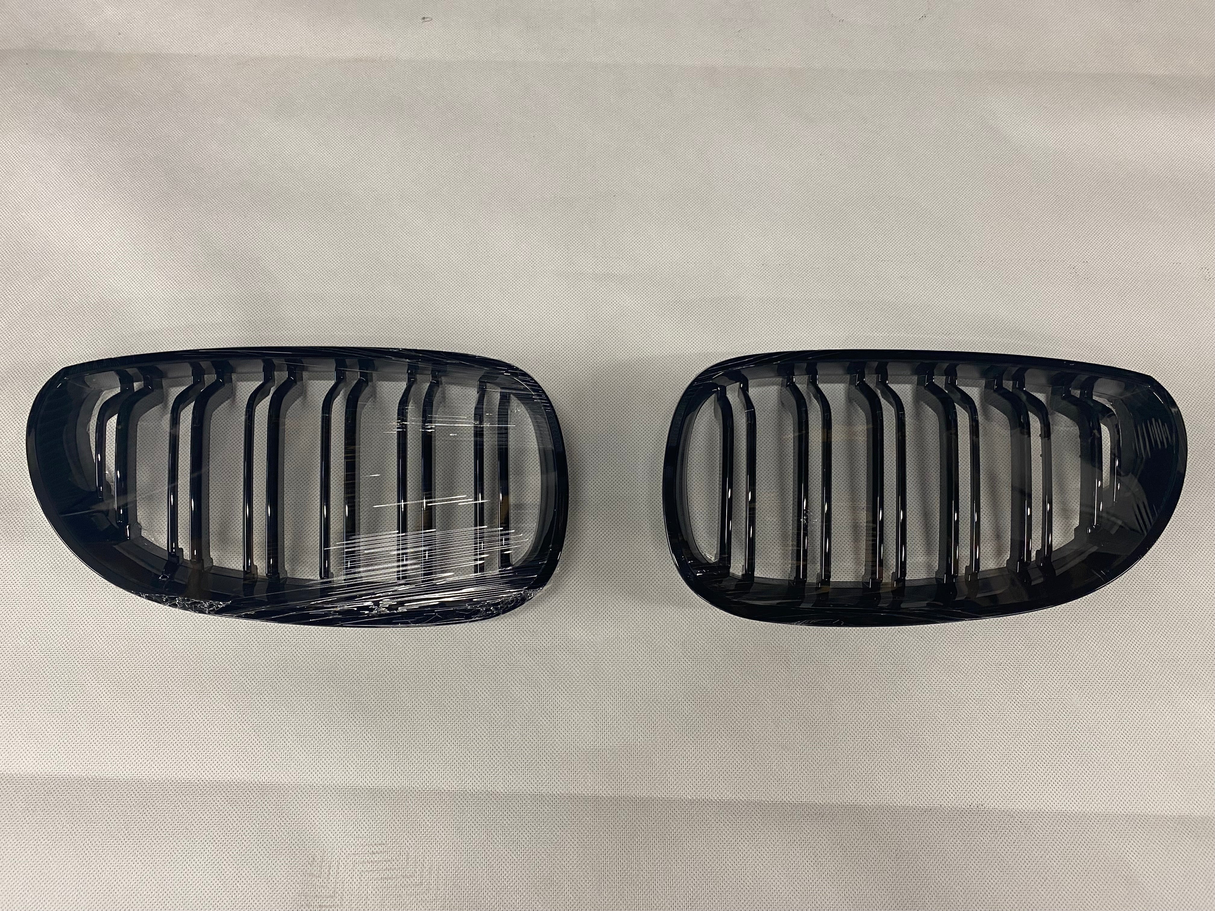 Chrome Black Diamond Front Kidney Grill Racing Grilles For BMW E60 Chrome Black Diamond Front Kidney Grill Racing Grilles For BMW E60