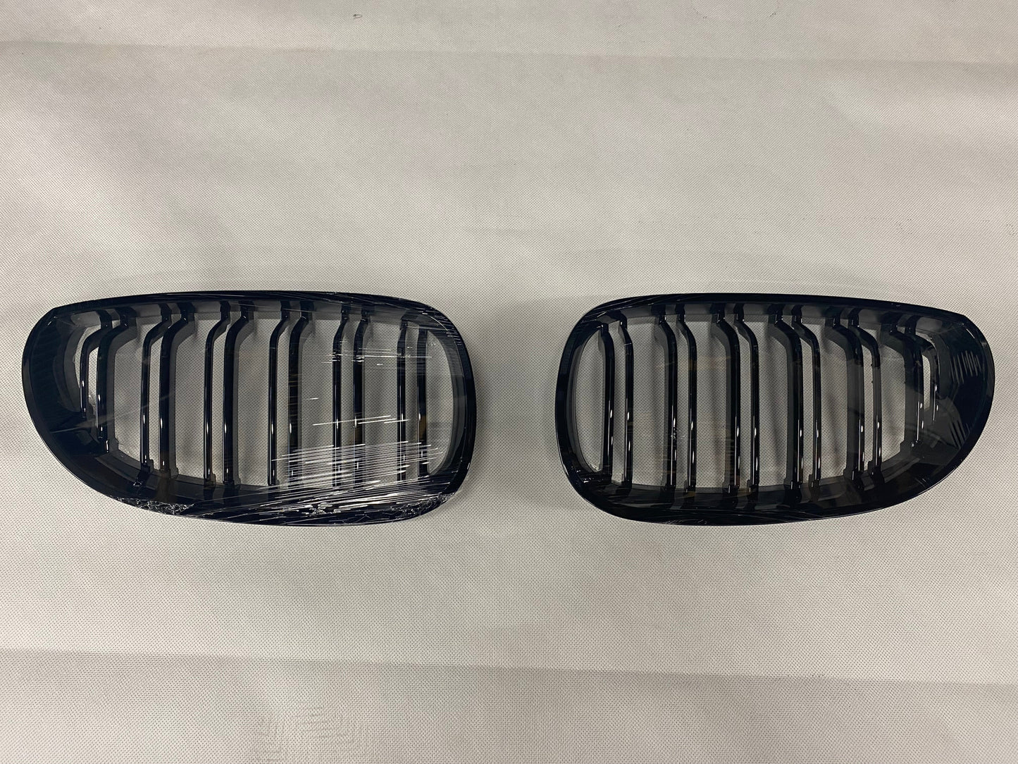 BMW 5 Series E60 Gloss Black Kidney Grills