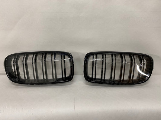 BMW 3 Series F30 Gloss Black Kidney Grills