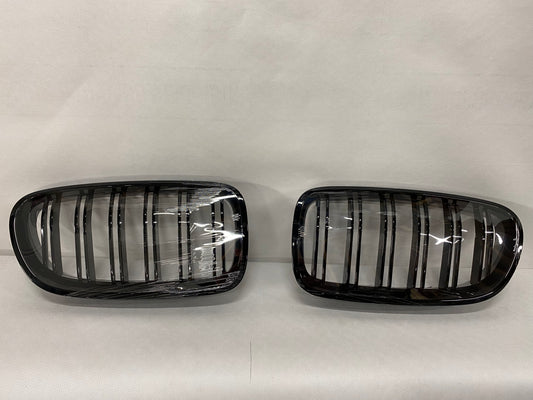 BMW 5 Series F10 Gloss Black Kidney Grills